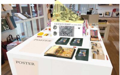 Grayson Perry met bijzondere producten in museumwinkel Bonnefanten